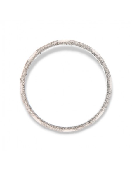 Anello Argento Rodiato Fascetta Diamantata [88355ca5]