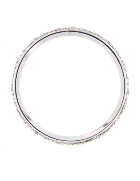 ANELLO ORO BIANCO GIRODITO ETERNITY DIAMANTI 0,81 [a3107aa2]