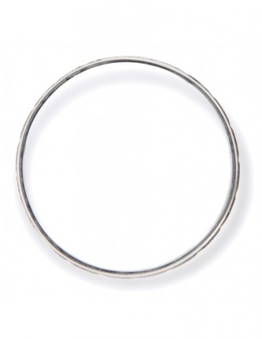 Anello Oro Bianco Fedina Lavorazione Diamantata [81cc2e59]