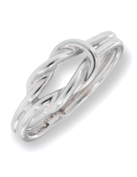 Anello Oro Bianco Nodo [88a07e1f]