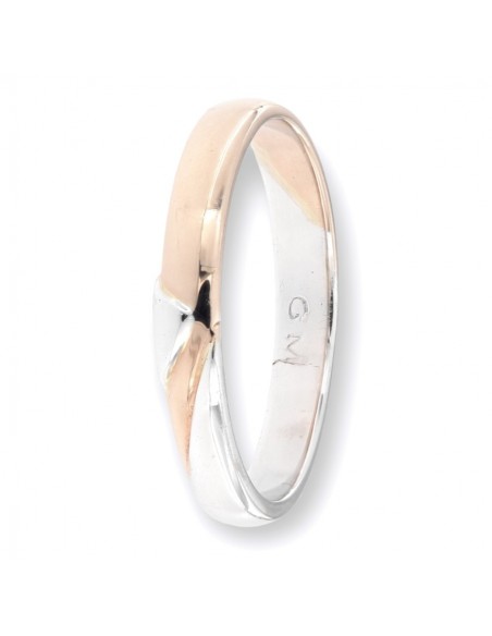 FEDE ORO BIANCO E ROSA CON INSERTO BIANCO [3a40b7f2]