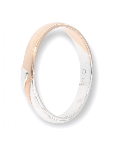 FEDE ORO BIANCO E ROSA CON INSERTO BIANCO [2940207a]