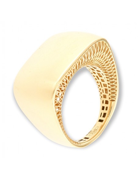 Anello Oro Giallo Chevalier Gambo Forato [decb841b]