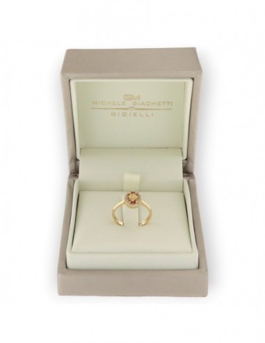 Anello Oro Giallo Principessa Gialla 7x5MM [1056530c]