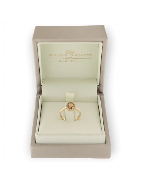Anello Oro Giallo Principessa Gialla 7x5MM [1056530c]