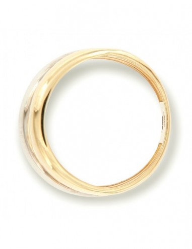 Anello Oro Giallo Oro Bianco Tre Fasce [0527c2f4]