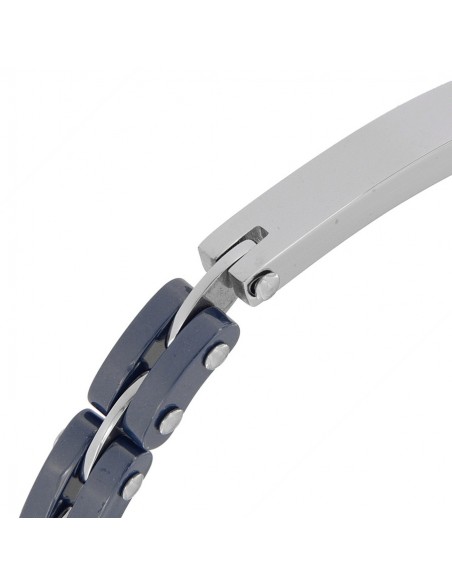 Bracciale Acciaio Catena Motociclista Piastra Zirc [be5b4f84]