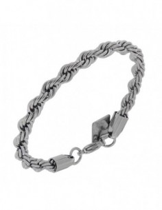 Bracciale Acciaio Maglia Rope 20CM [f6269c70]
