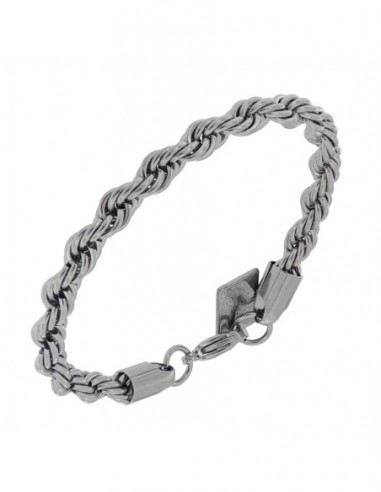 Bracciale Acciaio Maglia Rope 20CM [f6269c70]