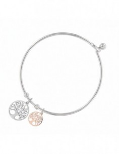 Bracciale Acciaio Schiava Tondo Pendente Albero [2a89be20]
