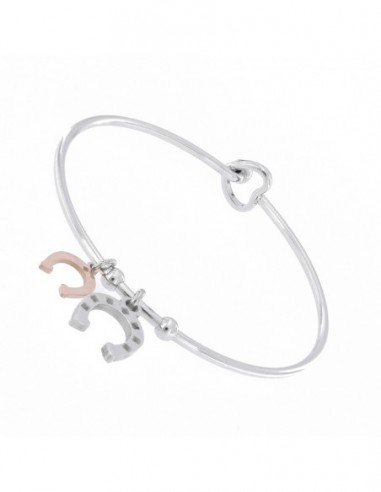 Bracciale Acciaio Schiava Tondo Ferro Di Cavallo [67f4f9e0]