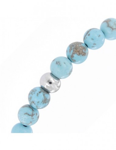 Bracciale Acciaio Sfere Celesti E Argentate [cc5b5ae3]