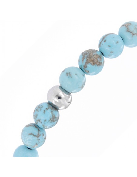 Bracciale Acciaio Sfere Celesti E Argentate [cc5b5ae3]