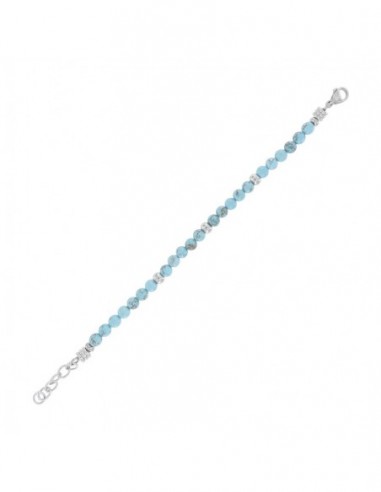 Bracciale Acciaio Sfere Celesti E Argentate [7b469be7]