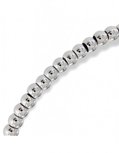 Bracciale Acciaio Sfere Diametro 4MM [7bc1373f]