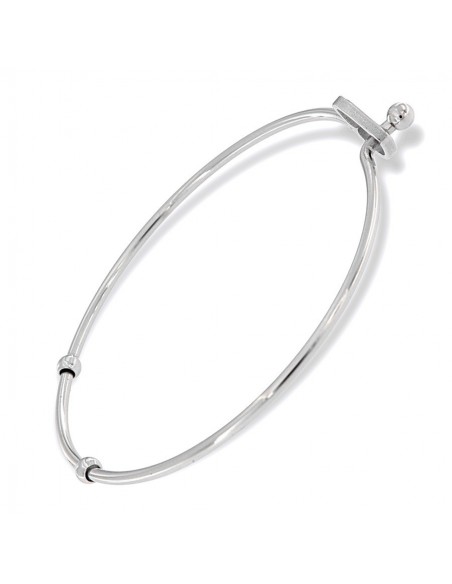 Bracciale Acciaio Schiava Tonda Personalizzabile [fc6def3e]