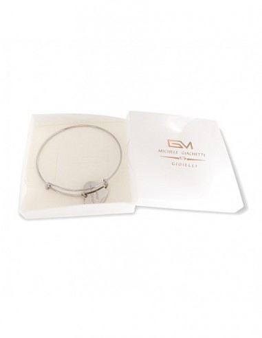 Bracciale Acciaio Schiava Tondo Cuore Scritta [e303a72f]