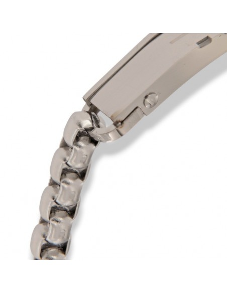 Bracciale Acciaio Piastra Centrale Ancora [bb901620]