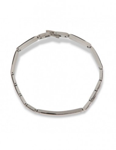 Bracciale Acciaio Piastra Centrale Nero [15e85ee5]