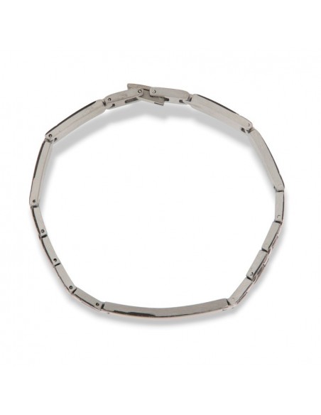 Bracciale Acciaio Piastra Centrale Nero [15e85ee5]