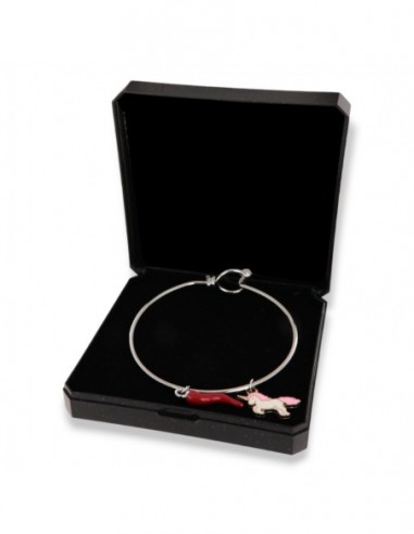 Bracciale Acciaio Schiava Ciondolo Corno/Unicorno [deac3b85]