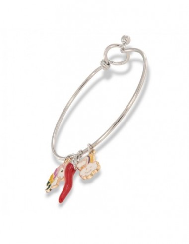 Bracciale Acciaio Schiava Corno/Unicorno/Nuvola [eb4d659e]