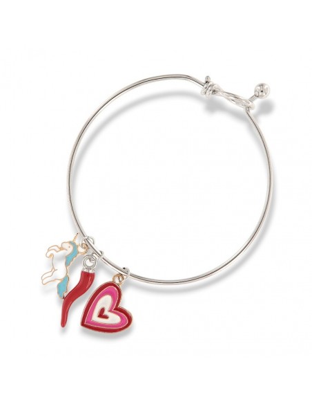 Bracciale Acciaio Schiava Corno/Unicorno/Cuore [86f8dd7b]