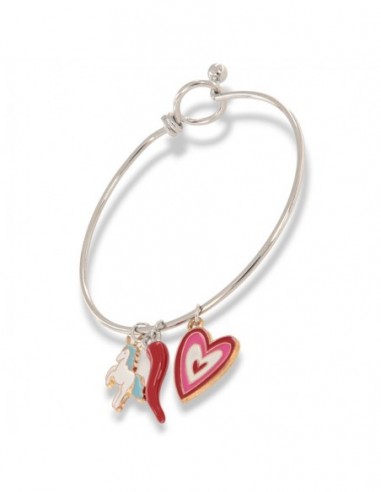 Bracciale Acciaio Schiava Corno/Unicorno/Cuore [7e0a6e9b]