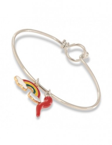 Bracciale Acciaio Schiava Corno/Coniglio/Balena [51d53f8f]