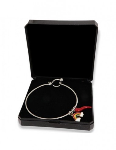 Bracciale Acciaio Schiava Corno/Coniglio/Balena [e6c8fe8b]