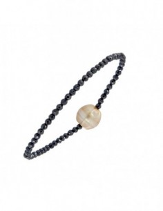 Bracciale Argento Perle Naturale Ematite [d324e2c9]