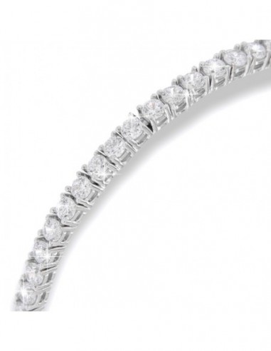 BRACCIALE ARGENTO TENNIS ZIRCONI BIANCHI 2,7MM 18 [f842c31f]