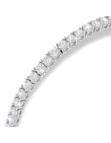 BRACCIALE ARGENTO TENNIS ZIRCONI BIANCHI 2,7MM 18 [f842c31f]