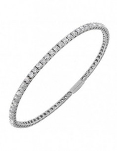 Bracciale Argento Tennis Zirconi Bianchi 2,50MM 21 [37cdf6a5]