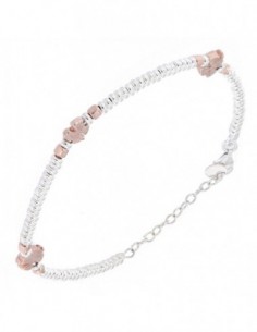 Bracciale Argento Rodiato Con Quadrifogli [5606bd8e]