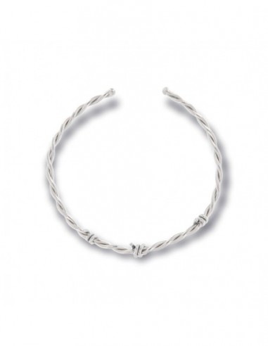 Bracciale Argento Rodiato Filo Spinato [f54dd929]