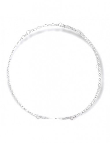 Bracciale Argento Rodiato Divisibile Cuore [efa7454f]