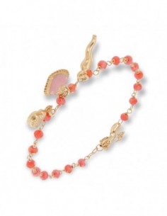 Bracciale Argento Dorato Cuore Coccinella Peperonc [7db53d56]