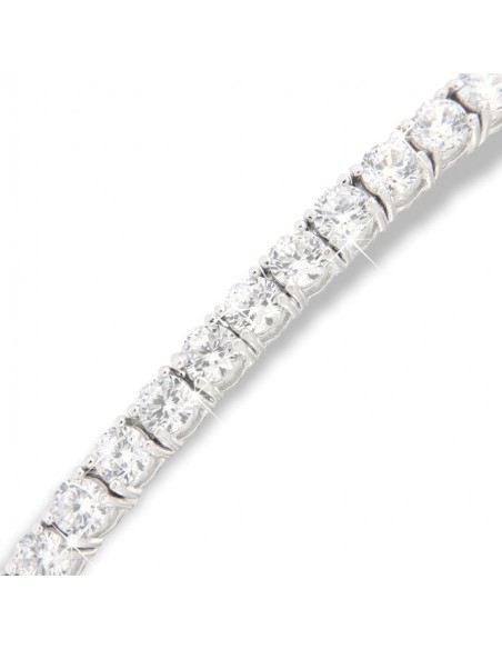 Bracciale Argento Tennis Zirconi Bianchi 3MM 21CM [474fd2e0]
