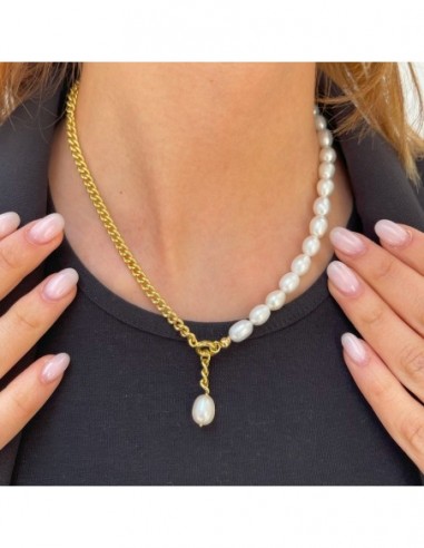 Collana Componibile Catena Perle 7MM [b46f728e]