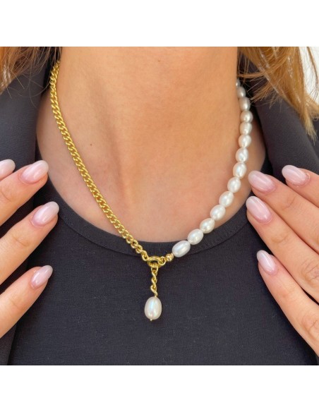 Collana Componibile Catena Perle 7MM [b46f728e]