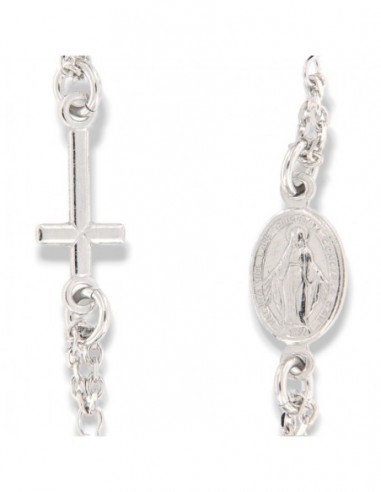 Bracciale Argento Rodiato Rosario Sfere Blu [af7ef92b]