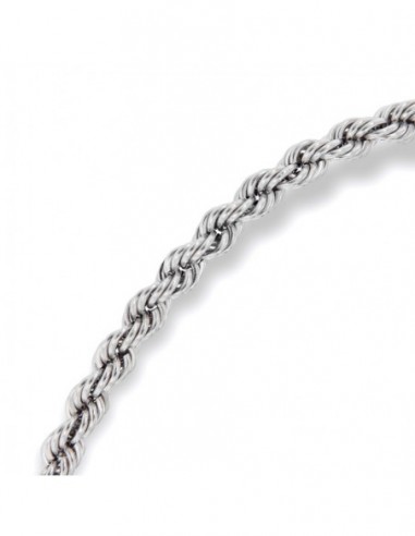 Bracciale Oro Bianco Maglia Rope [0c6d9cff]