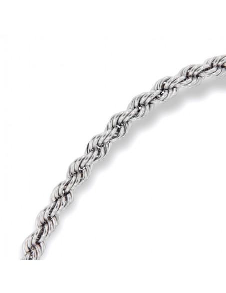 Bracciale Oro Bianco Maglia Rope [0c6d9cff]