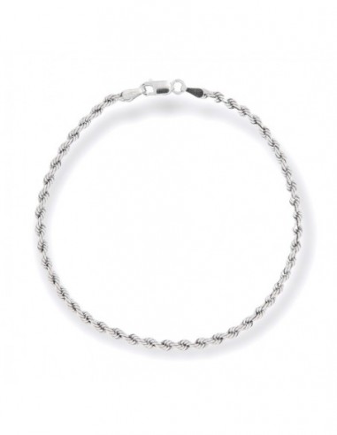 Bracciale Oro Bianco Maglia Rope [bb705dfb]
