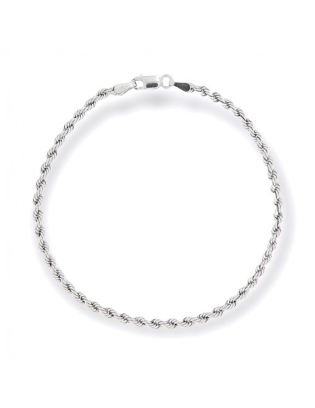 Bracciale Oro Bianco Maglia Rope [bb705dfb]
