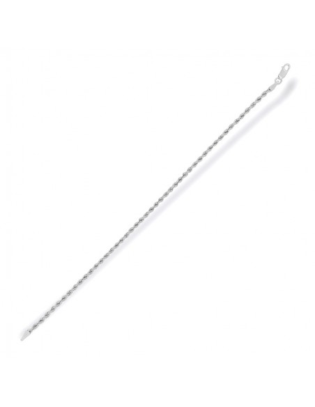 Bracciale Oro Bianco Maglia Rope [be201ae5]