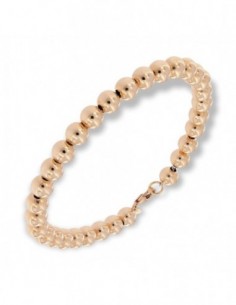 Bracciale Oro Rosa Sfere Lisce 6MM [439f2c18]