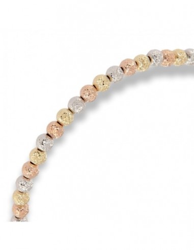 Bracciale Oro Giallo Sfere Sfaccettate 4MM [d2407f61]