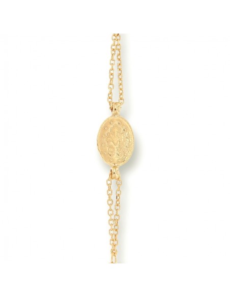 Bracciale Oro Giallo Rosario Sfere Sfaccettate [e9f89079]